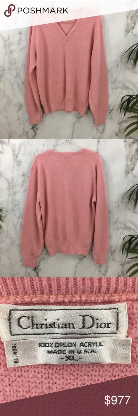 dior pink cardigan